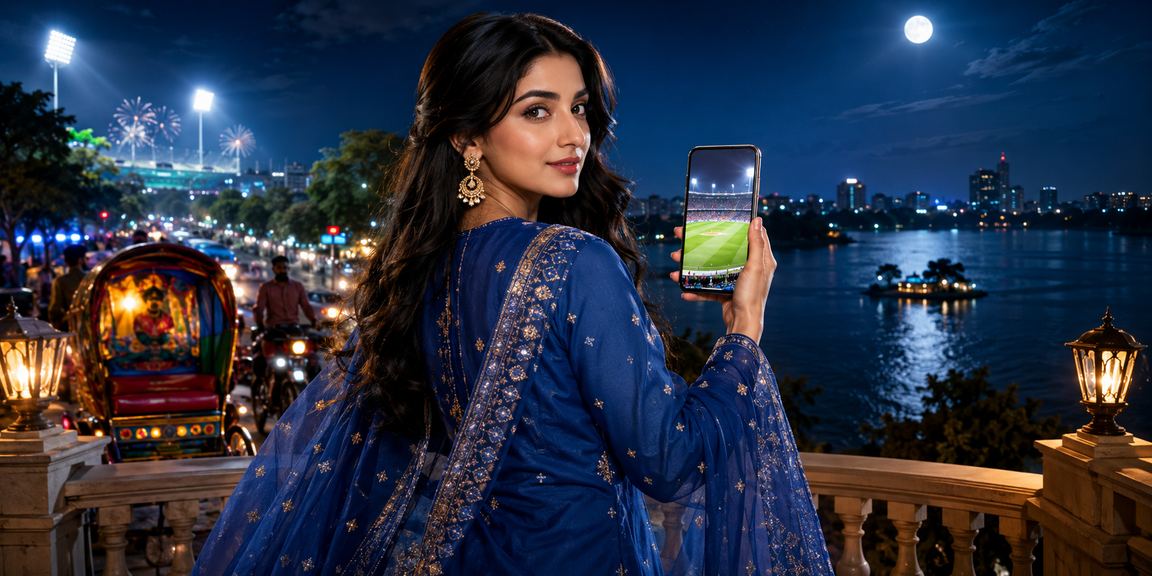 ঢাকায় সালওয়ার কামিজ পরিহিত নারী ক্রিকেট বেটিংয়ে হাই রোলার অভিজ্ঞতা নিচ্ছেন